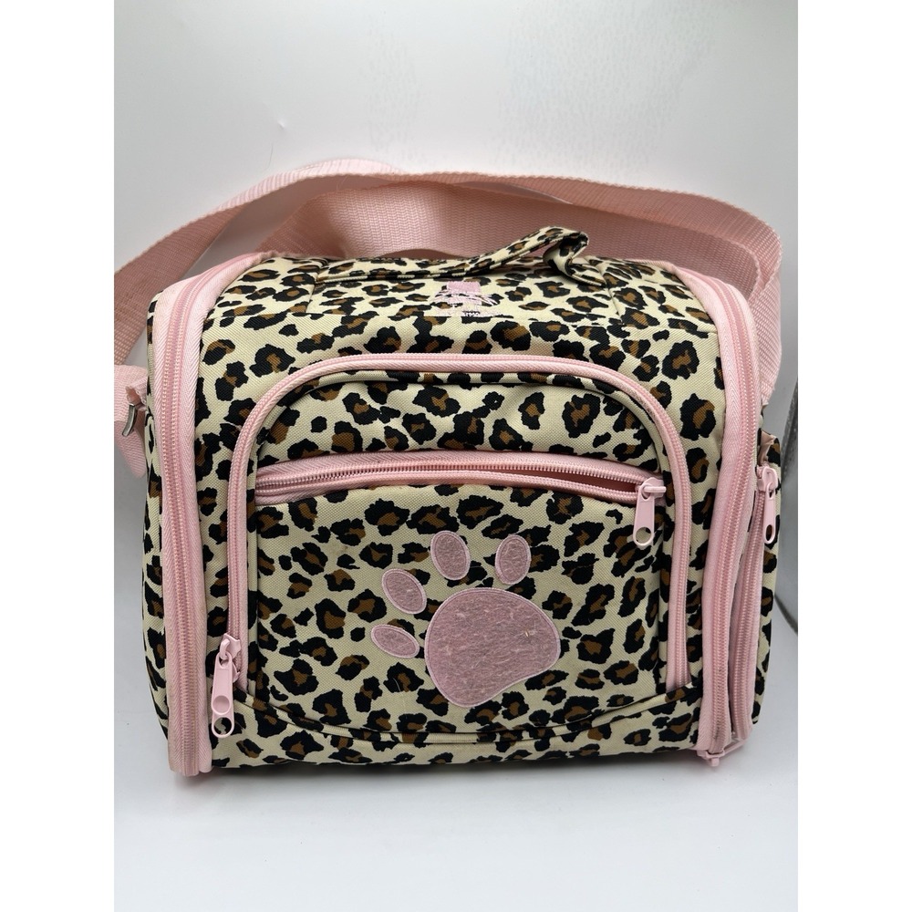 Top Performance Pet Grooming Bag Leopard Pink Groomer Organizer Discontinued